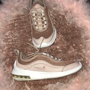 Nike air women’s rose gold shoes